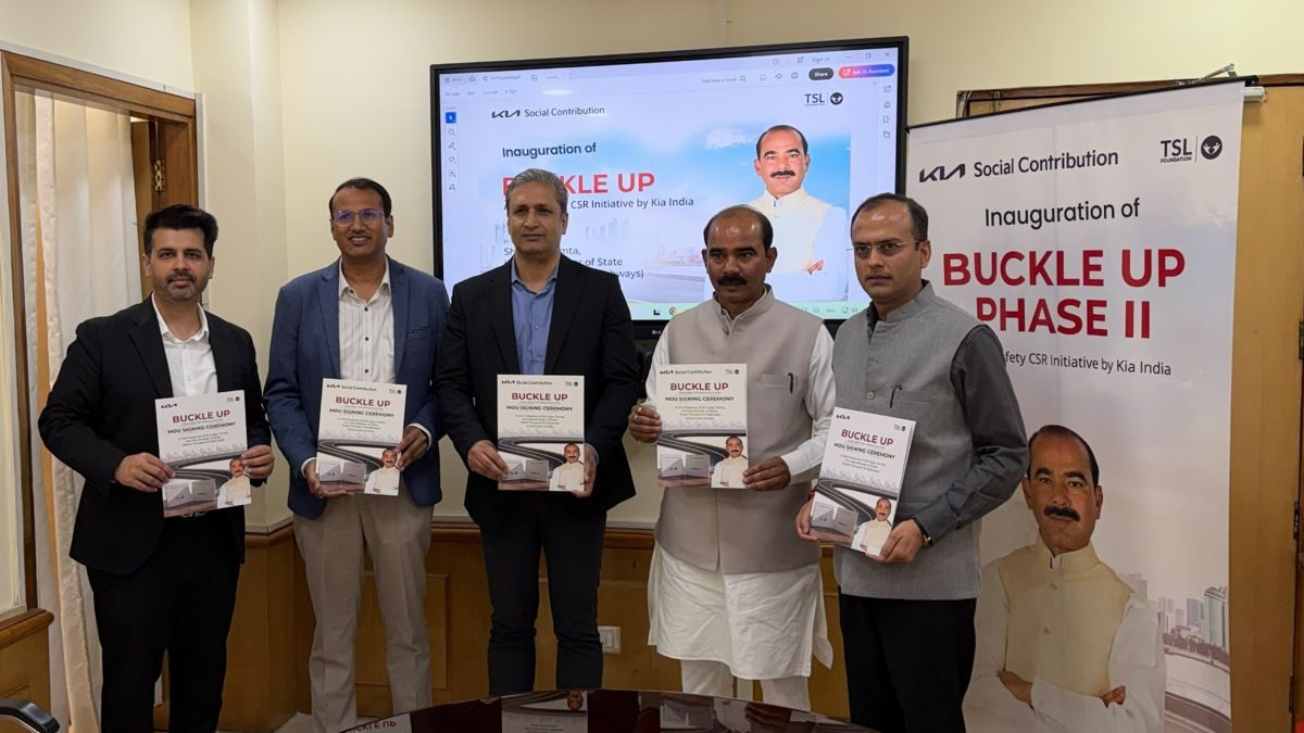 Kia India launches Phase II of Buckle Up road safety initiative with MoRTH support