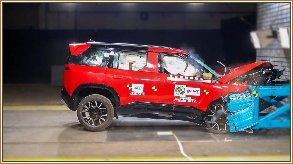 Tata Sierra Receives 5-Star Safety Rating In Bharat NCAP Crash Tests