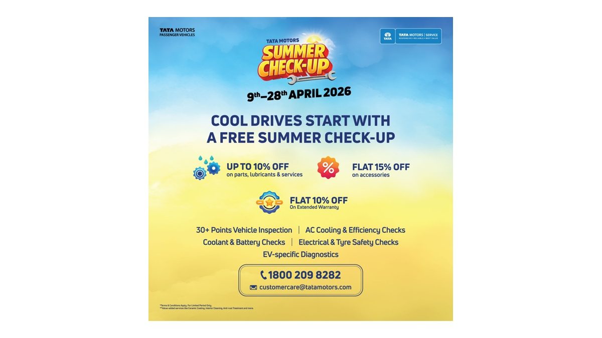 Tata Motors Launches Nationwide Summer Check-Up Camp with Free Inspection & Discounts